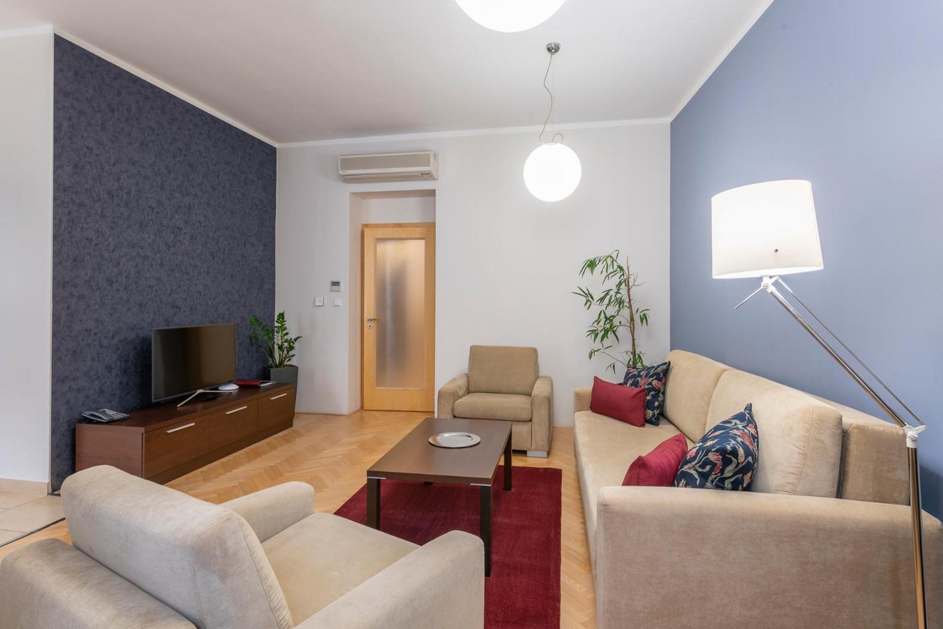 Rezidence Ostrovni Apart otel Prag Oda fotoğraf